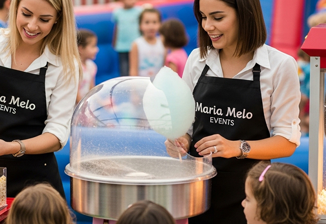 Algodão Doce Colorido