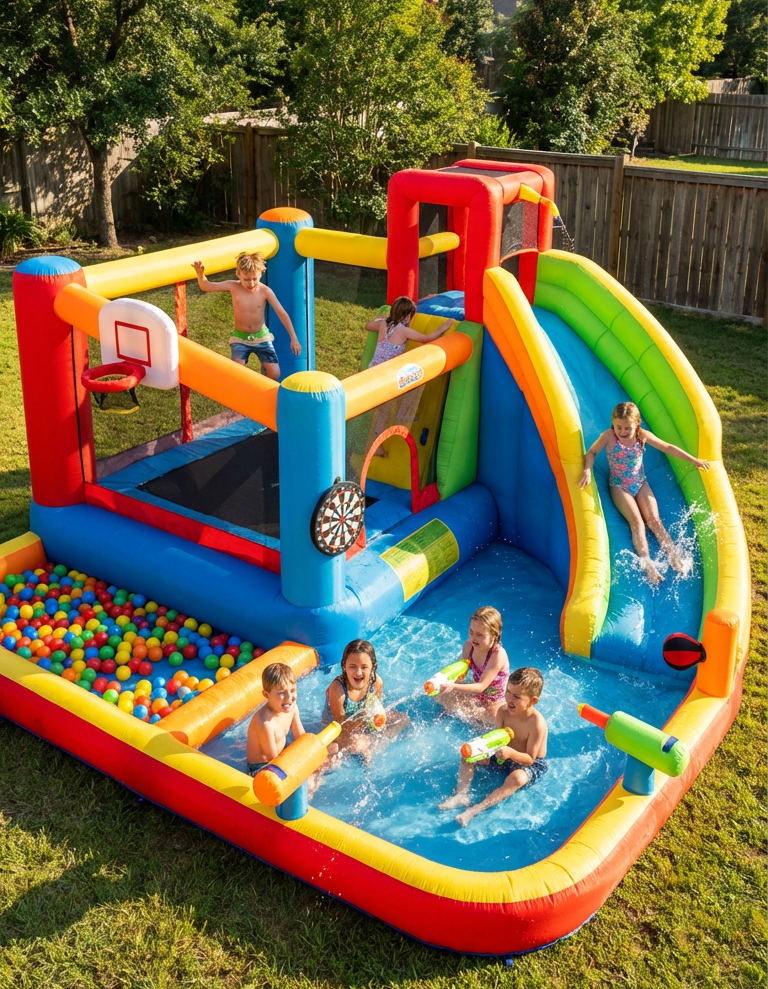 Insuflável de verão para festas e eventos